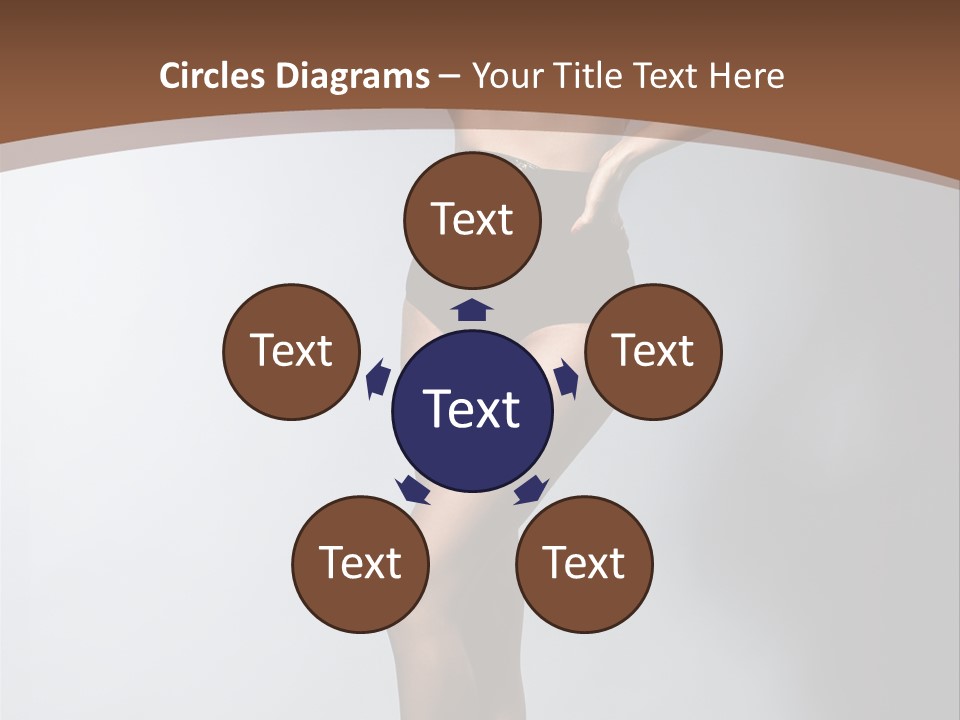 Cute Lady People PowerPoint Template