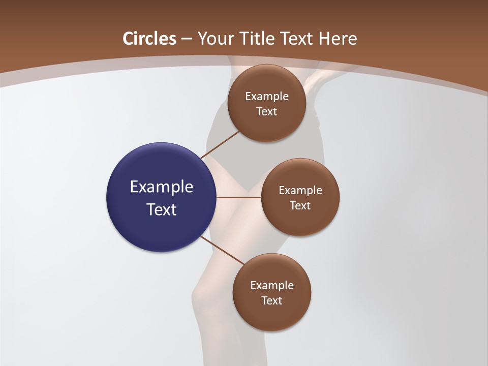 Cute Lady People PowerPoint Template