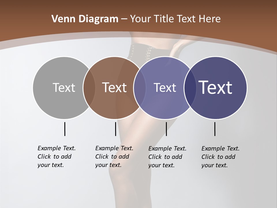 Cute Lady People PowerPoint Template