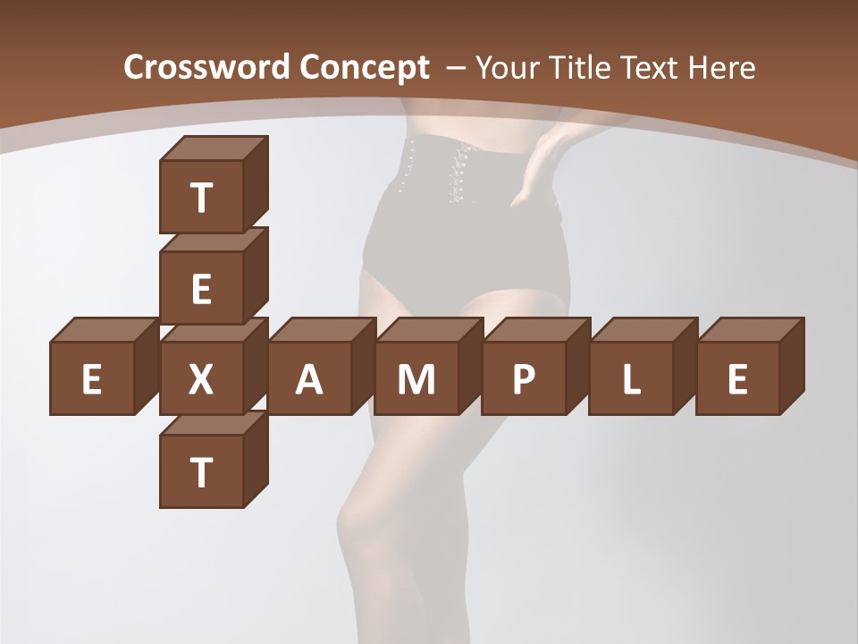 Cute Lady People PowerPoint Template