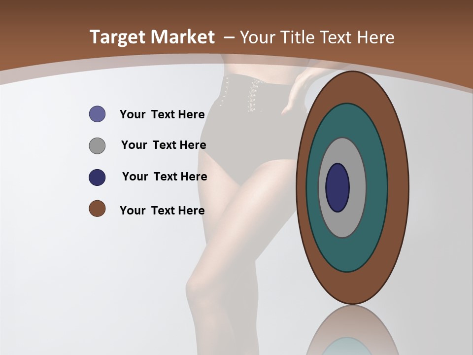 Cute Lady People PowerPoint Template