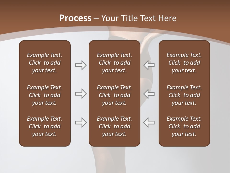 Cute Lady People PowerPoint Template