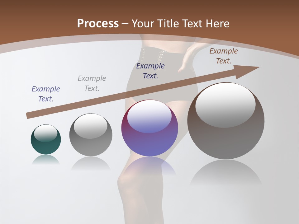 Cute Lady People PowerPoint Template