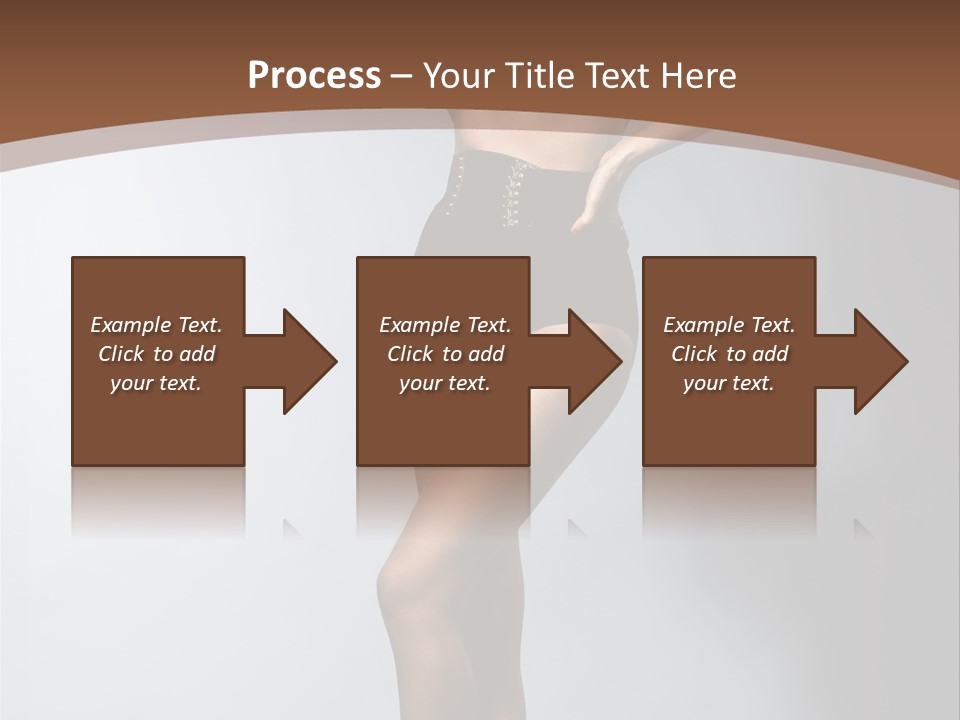 Cute Lady People PowerPoint Template