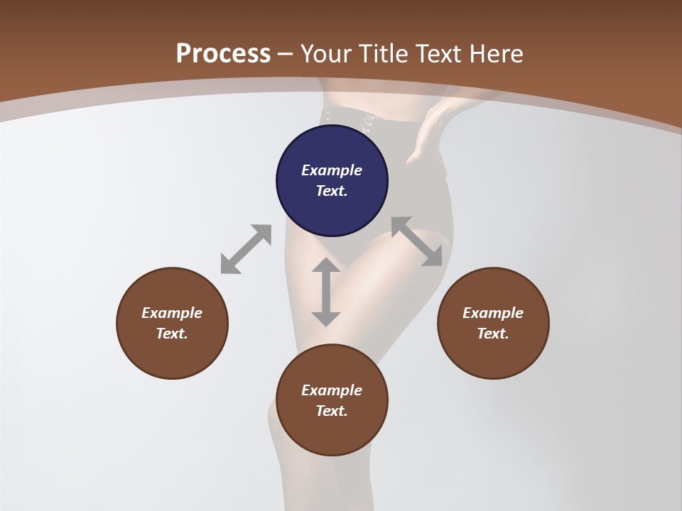 Cute Lady People PowerPoint Template