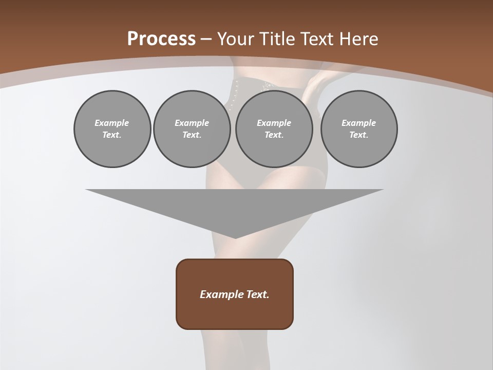 Cute Lady People PowerPoint Template