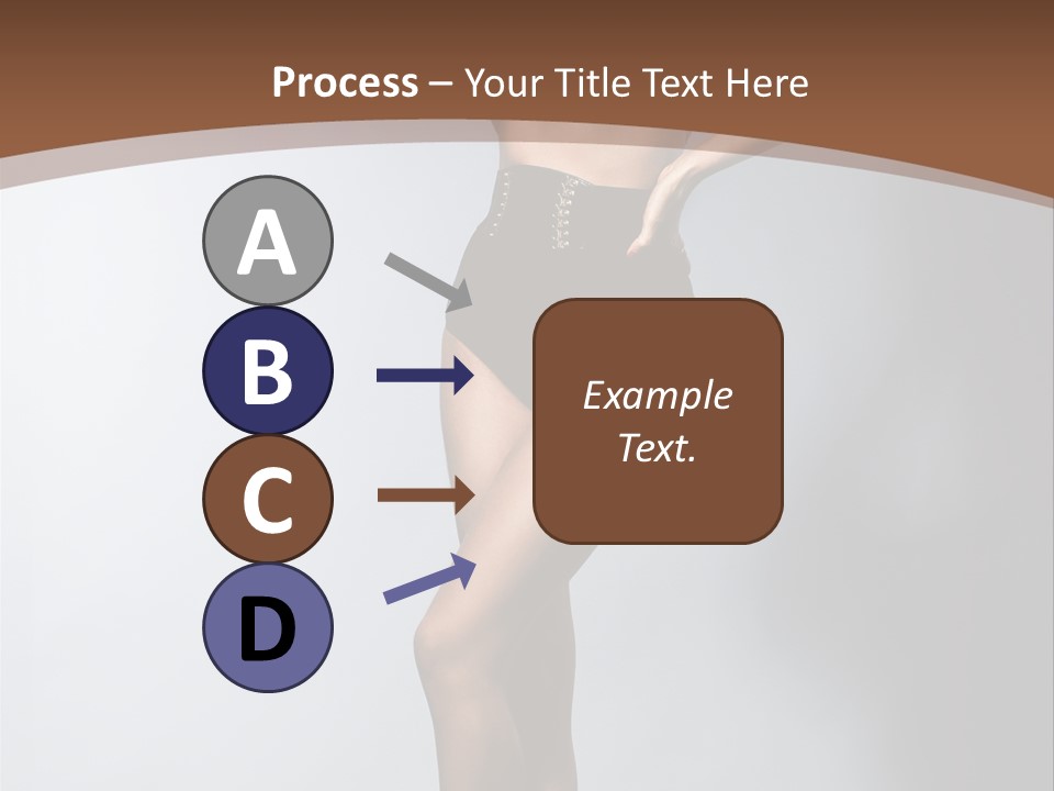 Cute Lady People PowerPoint Template