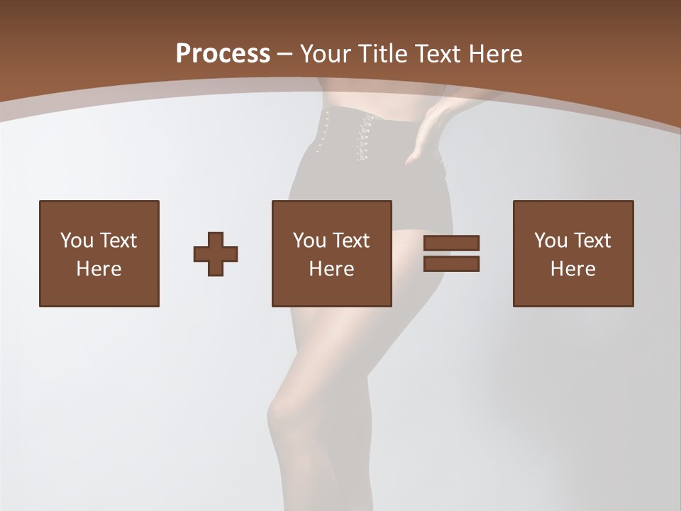 Cute Lady People PowerPoint Template