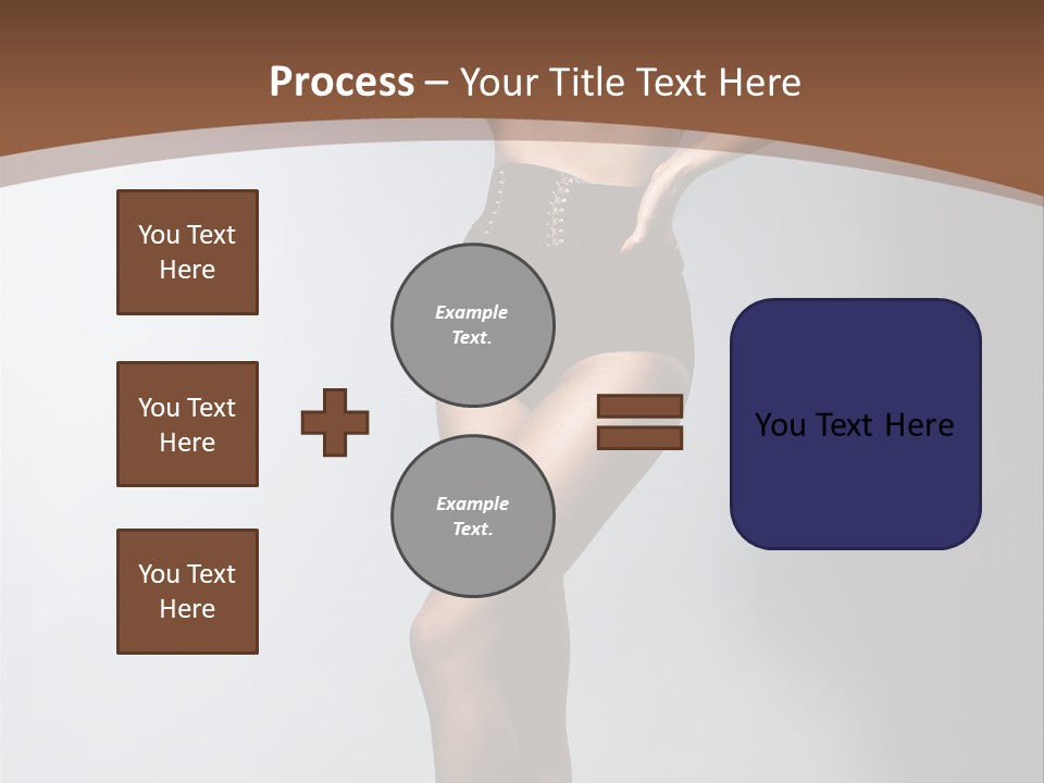 Cute Lady People PowerPoint Template