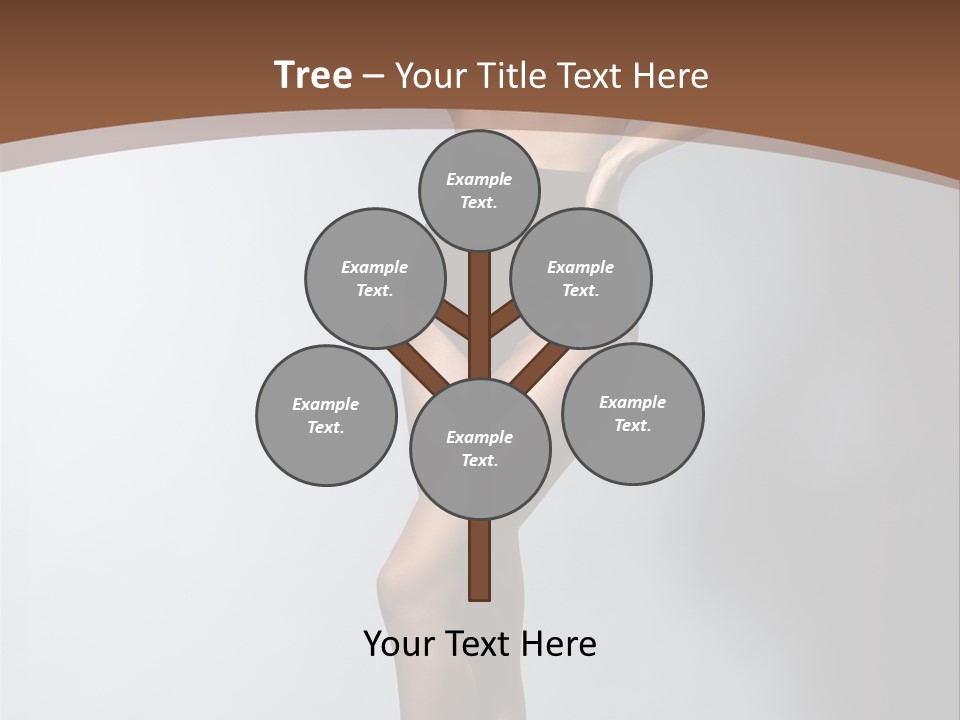 Cute Lady People PowerPoint Template