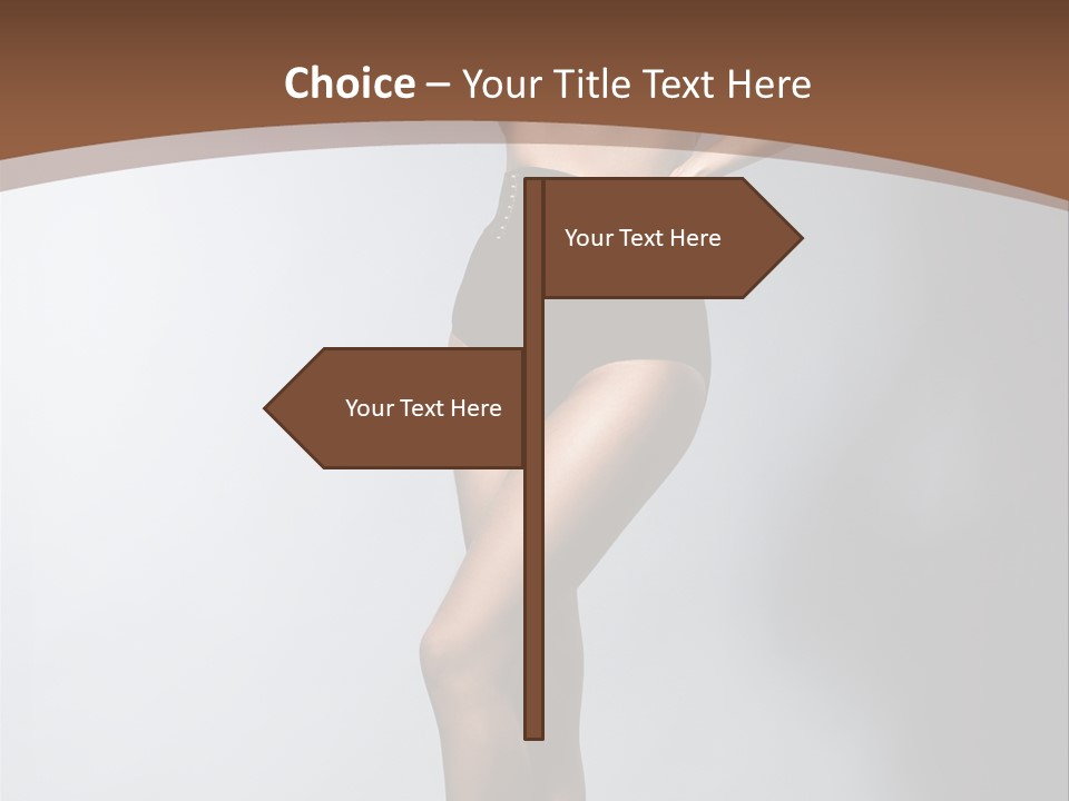 Cute Lady People PowerPoint Template