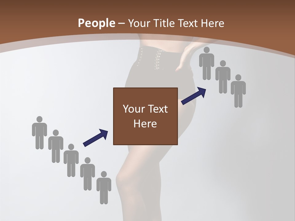 Cute Lady People PowerPoint Template