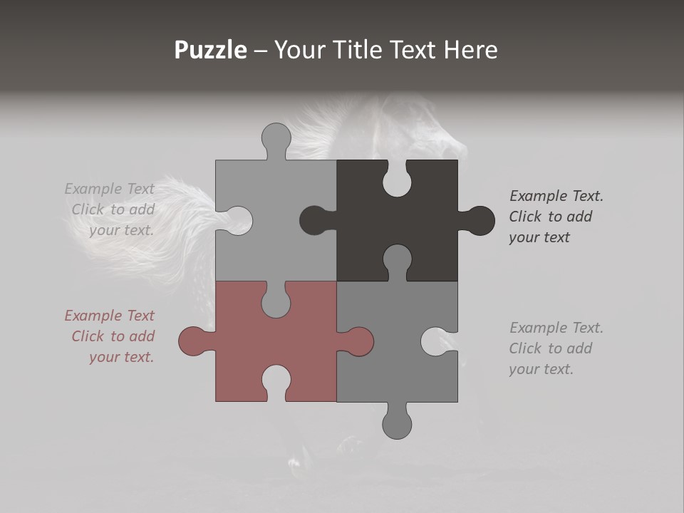 Darkly Horse Outdoor PowerPoint Template