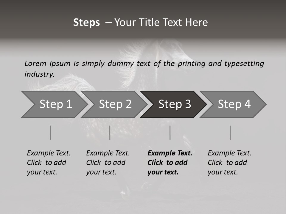 Darkly Horse Outdoor PowerPoint Template