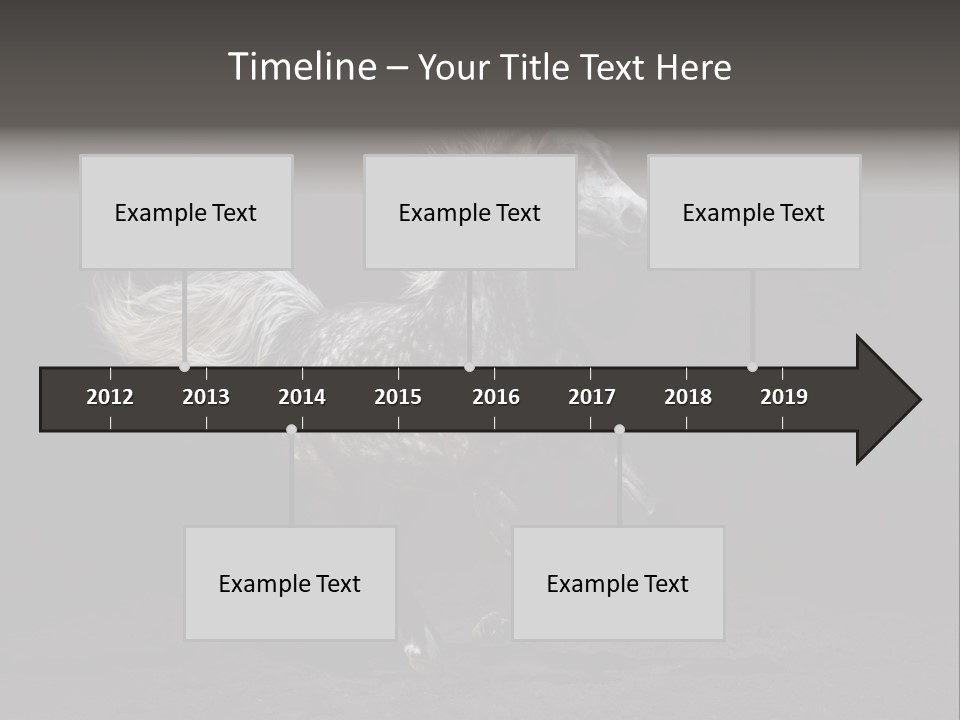 Darkly Horse Outdoor PowerPoint Template