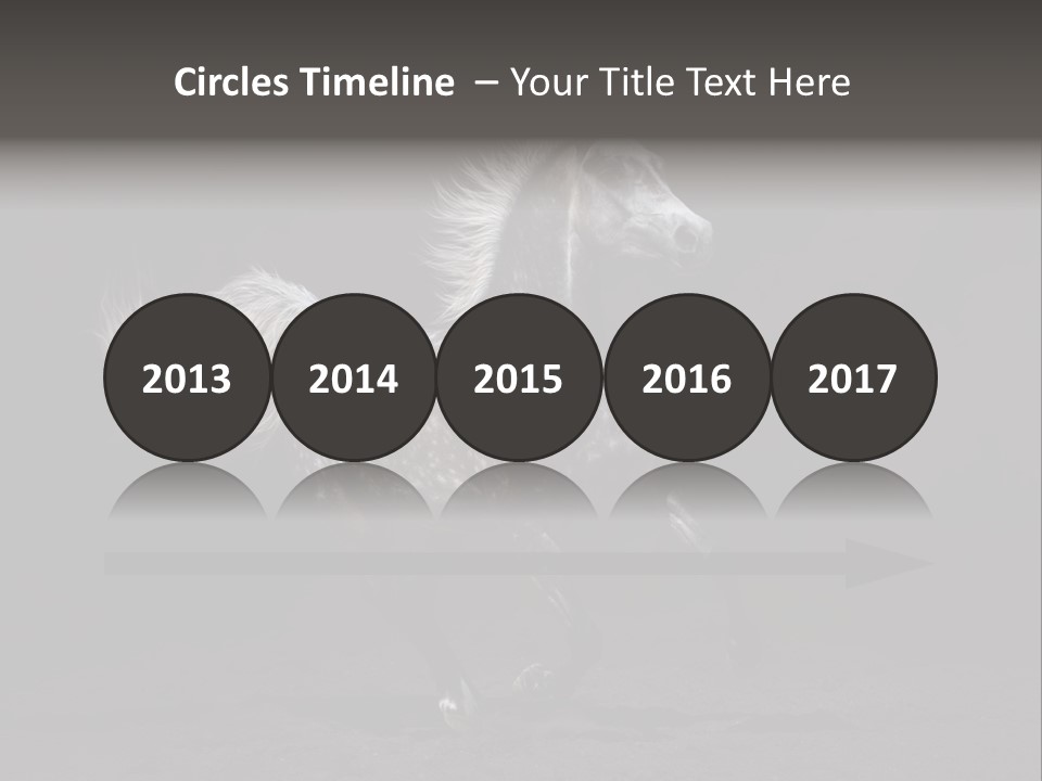 Darkly Horse Outdoor PowerPoint Template