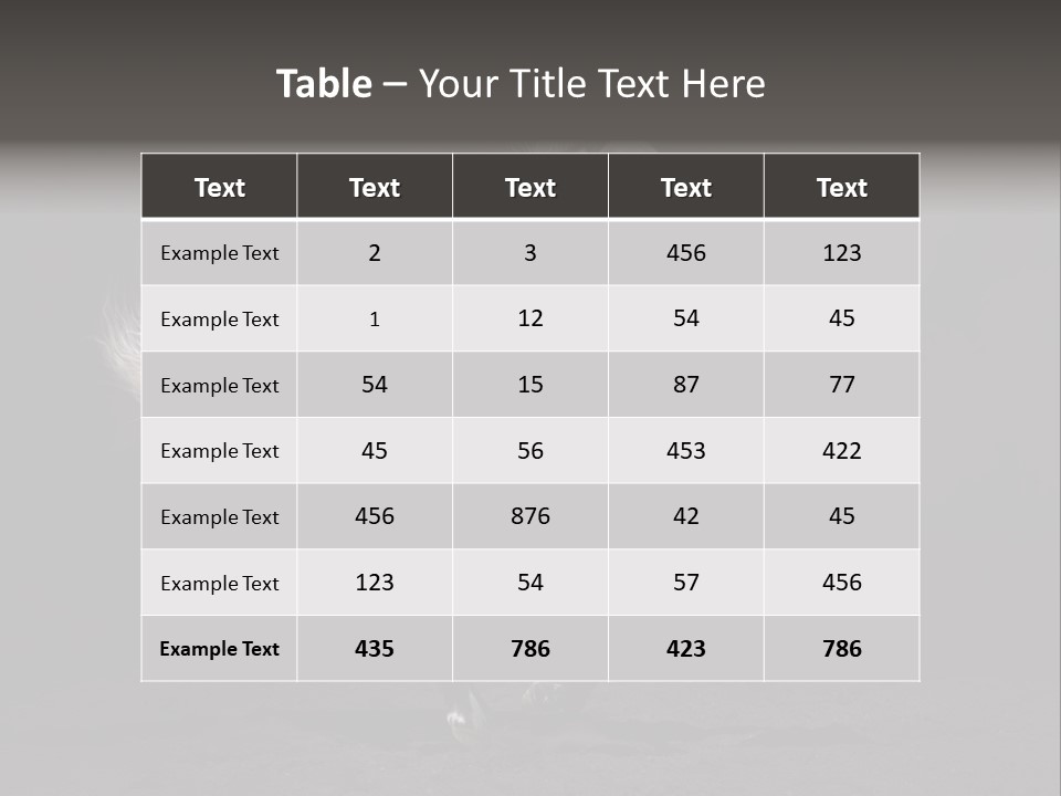 Darkly Horse Outdoor PowerPoint Template