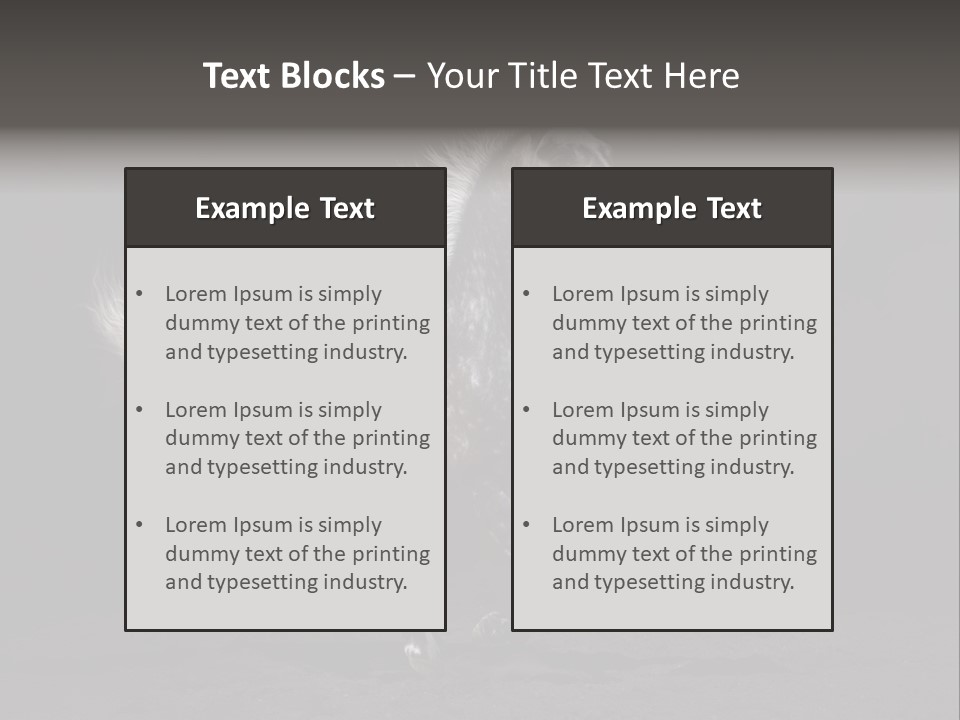 Darkly Horse Outdoor PowerPoint Template