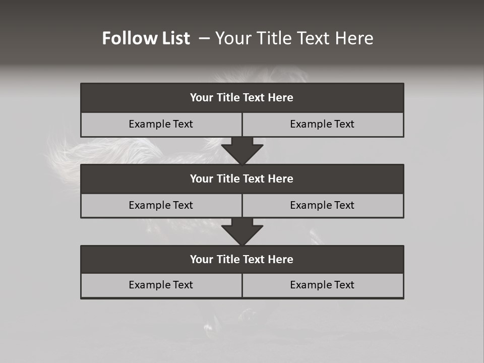 Darkly Horse Outdoor PowerPoint Template