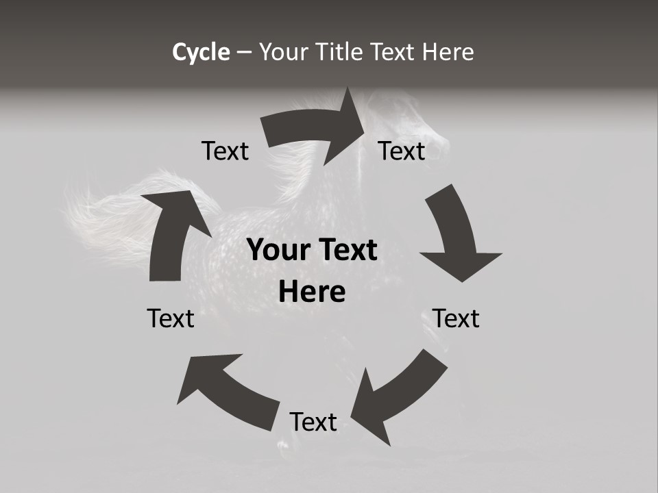 Darkly Horse Outdoor PowerPoint Template