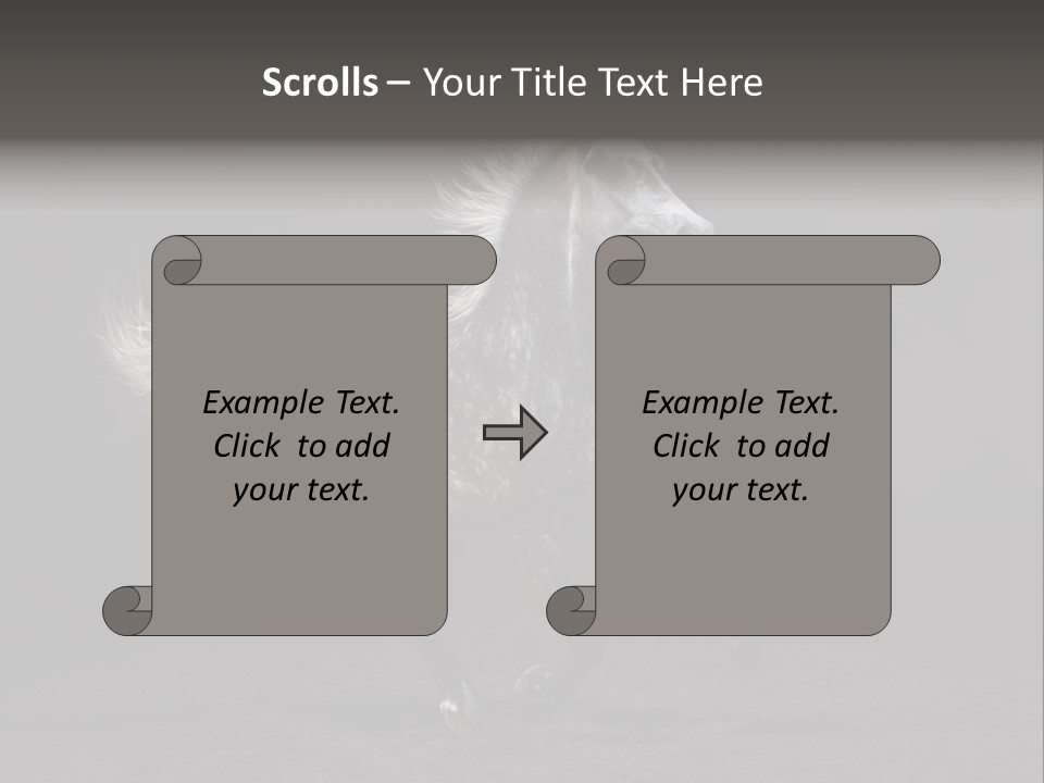 Darkly Horse Outdoor PowerPoint Template