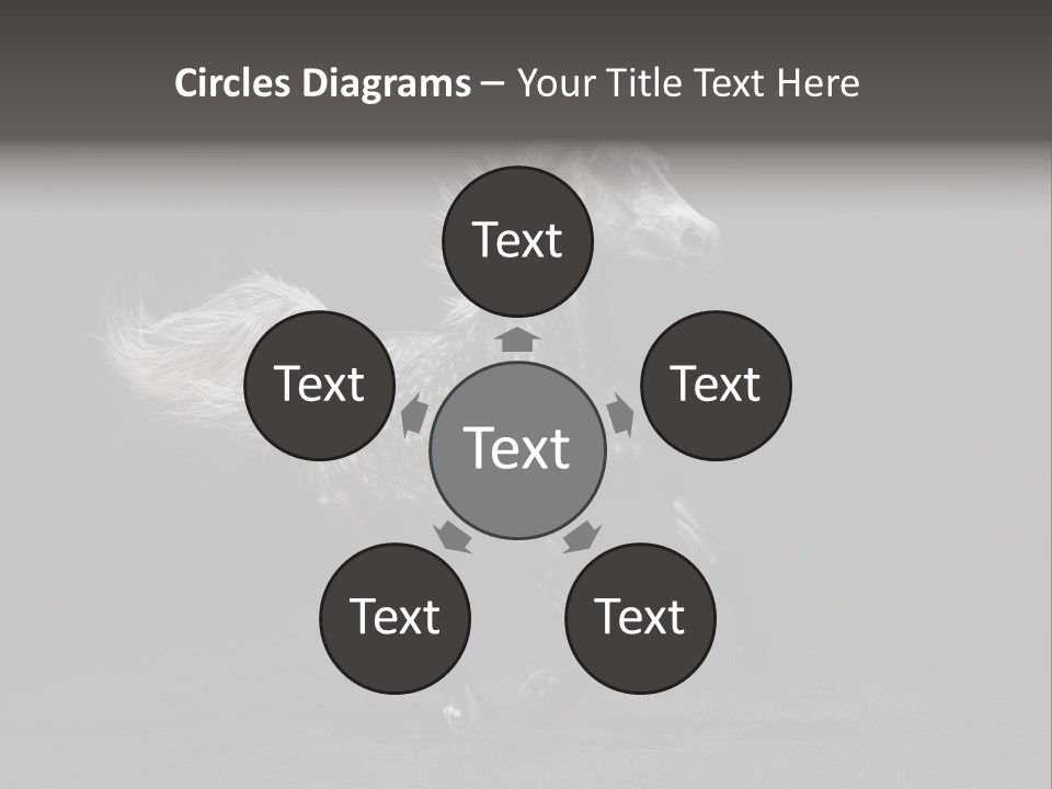 Darkly Horse Outdoor PowerPoint Template