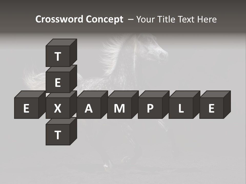 Darkly Horse Outdoor PowerPoint Template
