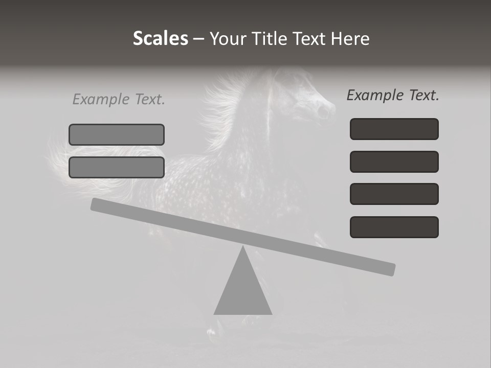 Darkly Horse Outdoor PowerPoint Template