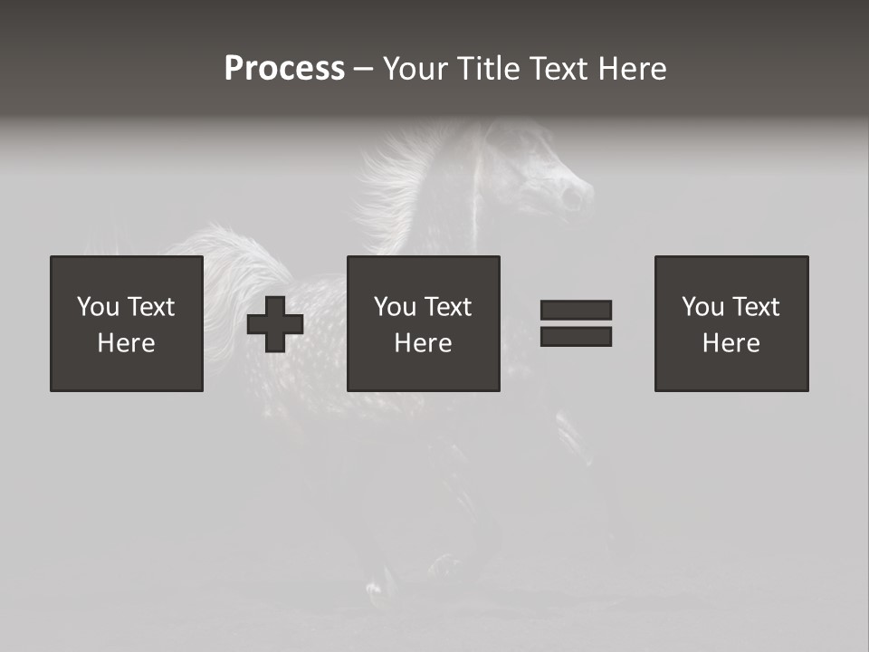 Darkly Horse Outdoor PowerPoint Template