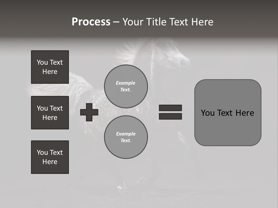Darkly Horse Outdoor PowerPoint Template