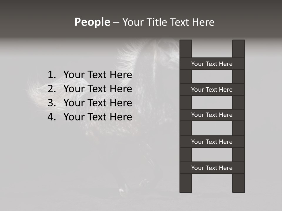 Darkly Horse Outdoor PowerPoint Template