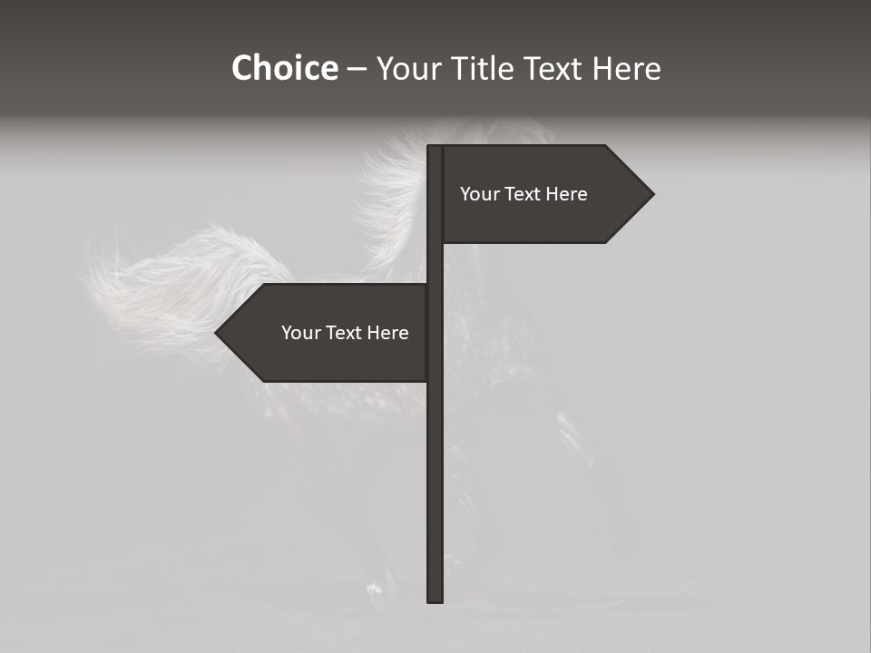 Darkly Horse Outdoor PowerPoint Template