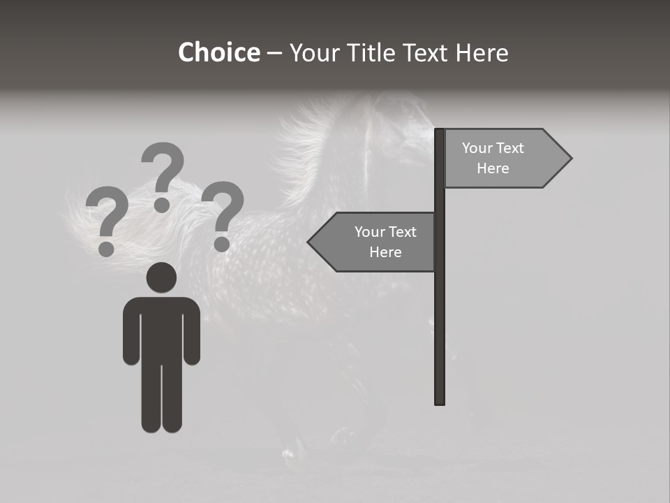 Darkly Horse Outdoor PowerPoint Template