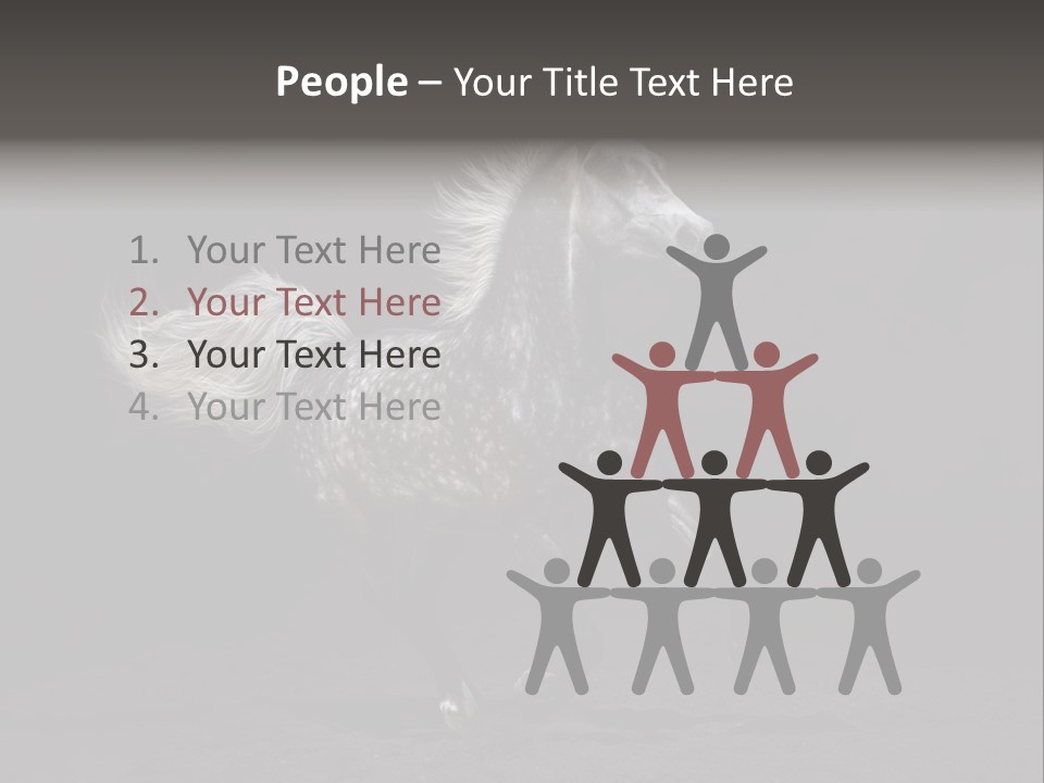 Darkly Horse Outdoor PowerPoint Template