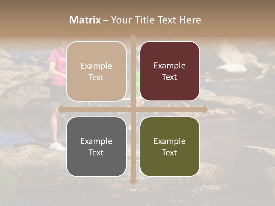 Cycle Sportive Rider PowerPoint Template