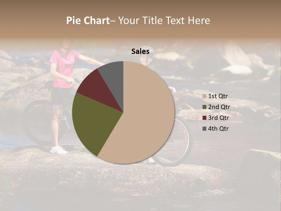 Cycle Sportive Rider PowerPoint Template