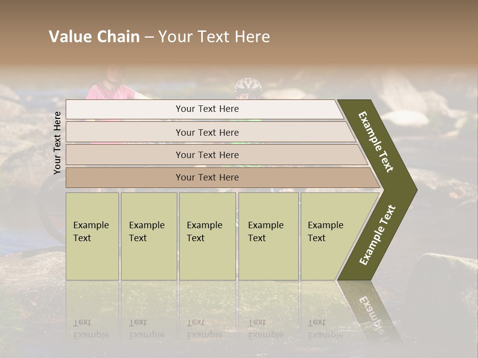 Cycle Sportive Rider PowerPoint Template