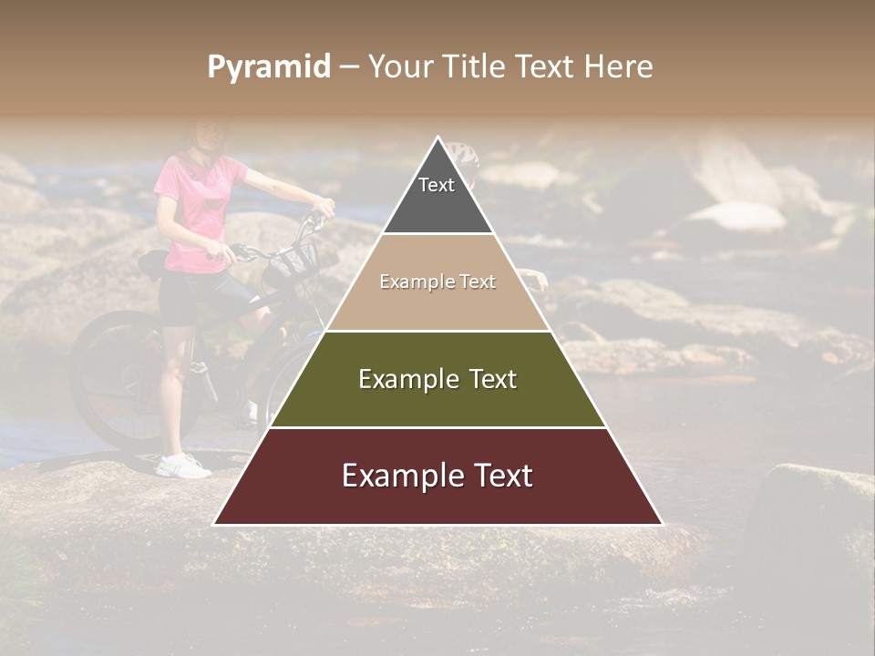 Cycle Sportive Rider PowerPoint Template