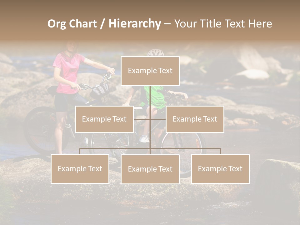 Cycle Sportive Rider PowerPoint Template