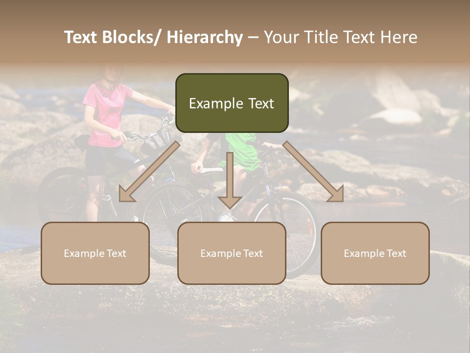 Cycle Sportive Rider PowerPoint Template