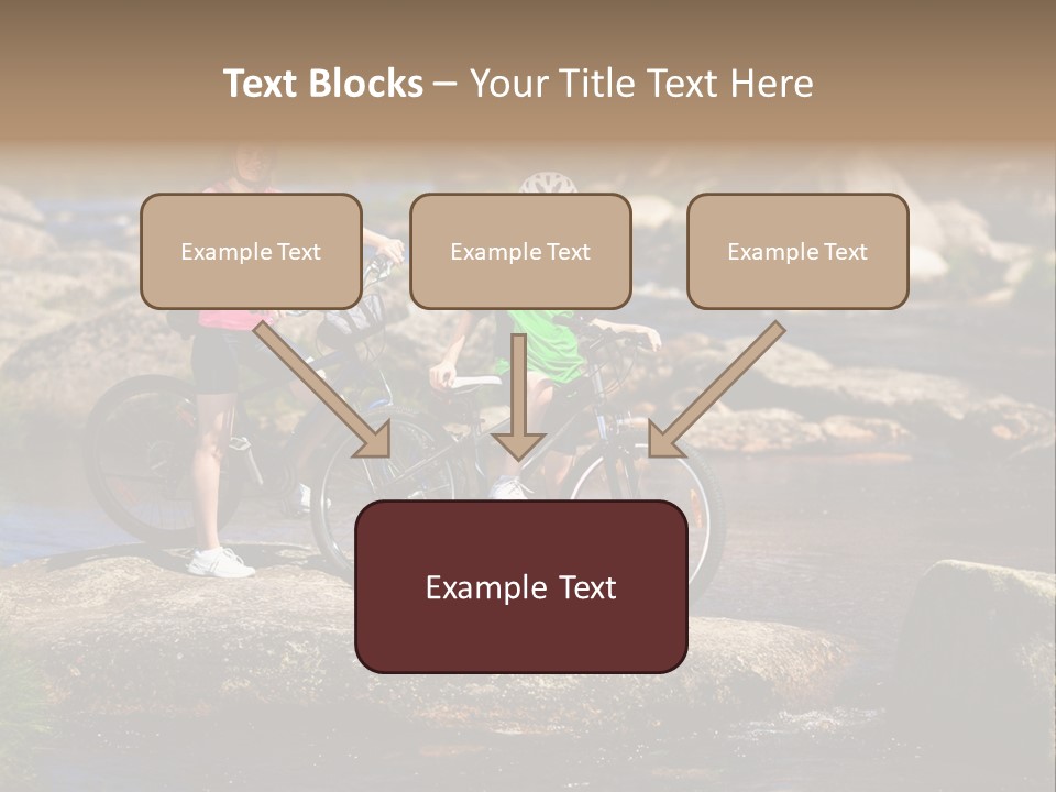 Cycle Sportive Rider PowerPoint Template