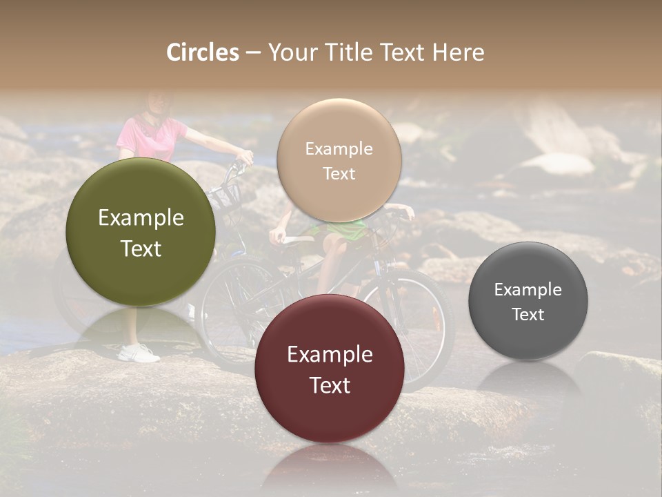 Cycle Sportive Rider PowerPoint Template