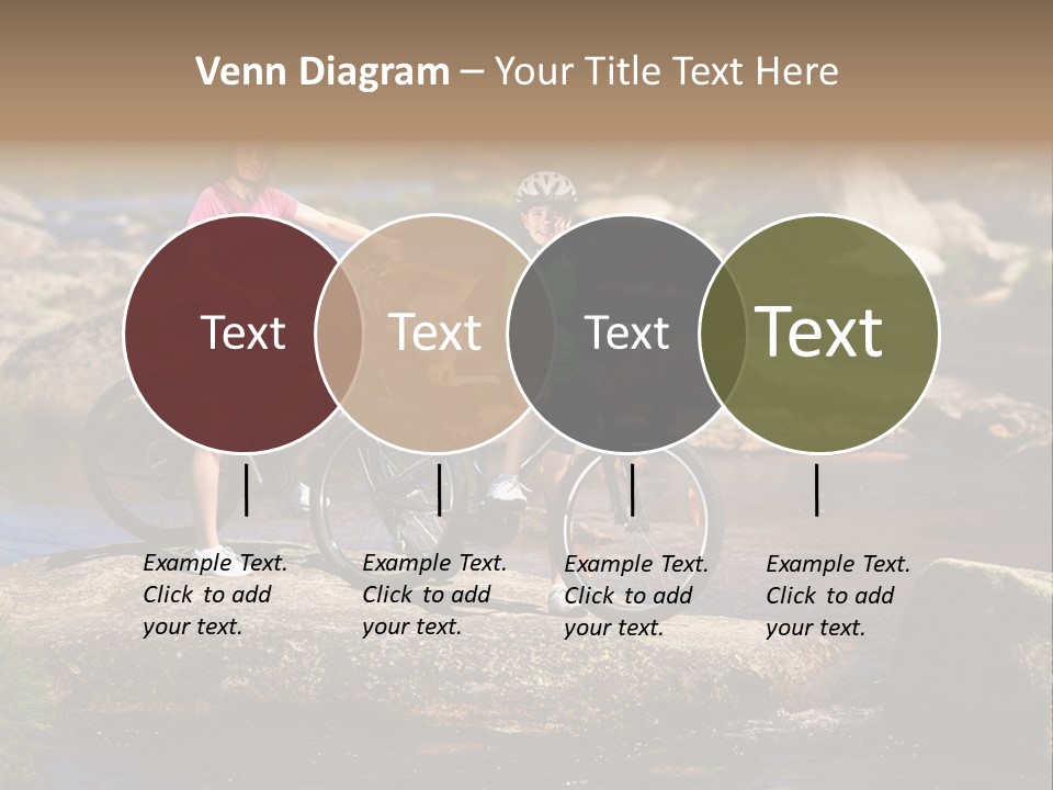 Cycle Sportive Rider PowerPoint Template