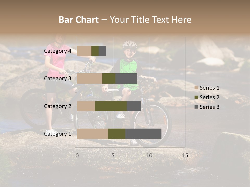 Cycle Sportive Rider PowerPoint Template