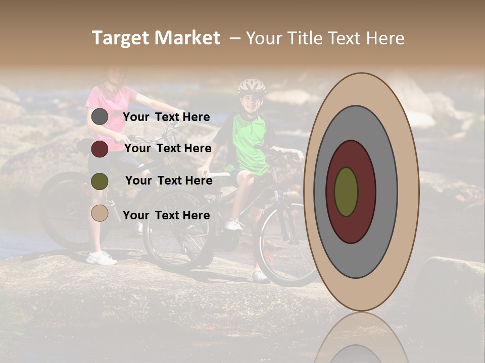Cycle Sportive Rider PowerPoint Template