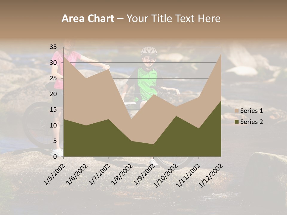 Cycle Sportive Rider PowerPoint Template