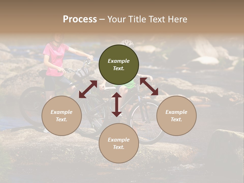 Cycle Sportive Rider PowerPoint Template