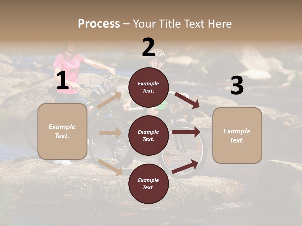 Cycle Sportive Rider PowerPoint Template