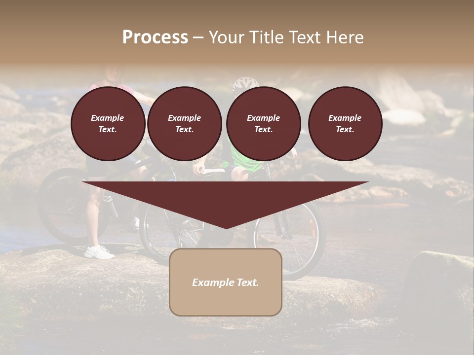 Cycle Sportive Rider PowerPoint Template
