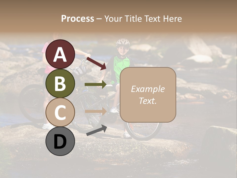 Cycle Sportive Rider PowerPoint Template